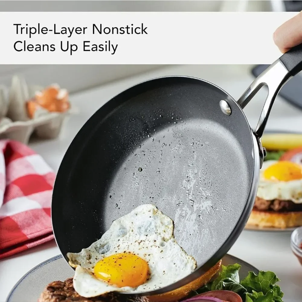 KitchenAid Stainless Steel Non-Stick Frying‎ Pan/Skillet Cookware Set